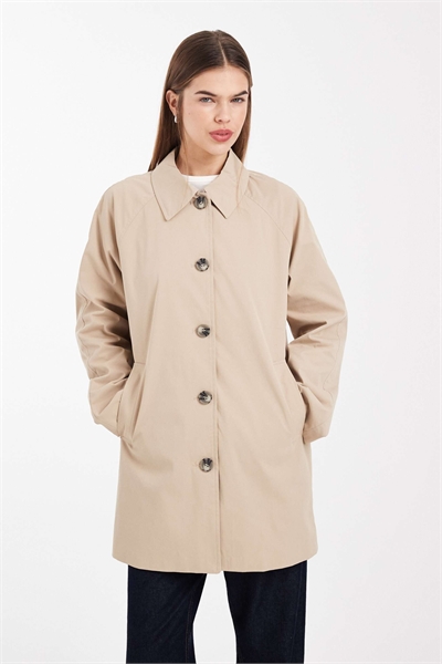 Чистая куртка Mac с клетчатыми рукавами бежевого цвета артикул 152906197