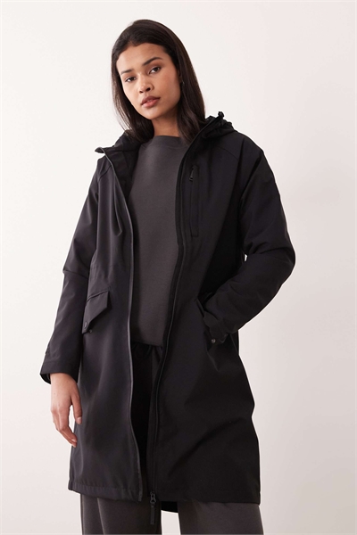 Водонепроницаемая куртка с капюшоном Levita черного цвета артикул 154919767