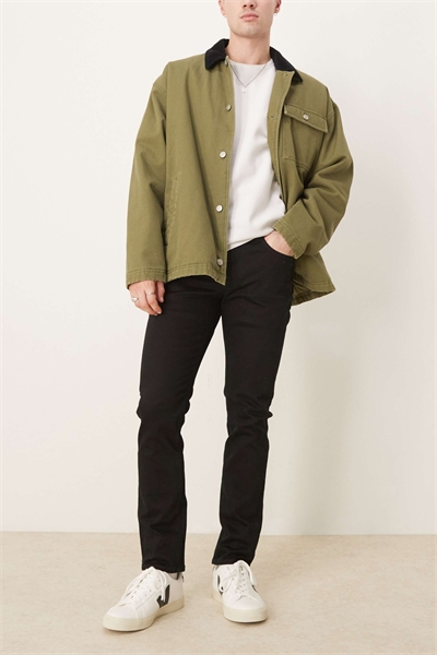 Джинсы Leon slim fit черного цвета артикул 137727447