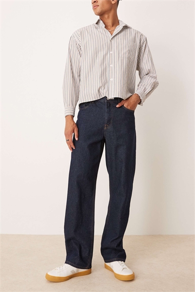 Джинсы-багги артикул 136358302