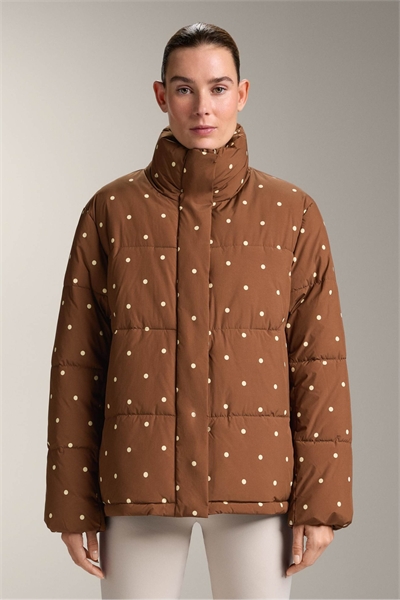 Водоотталкивающая куртка с утеплителем Primaloft® коричневого цвета артикул 155125643
