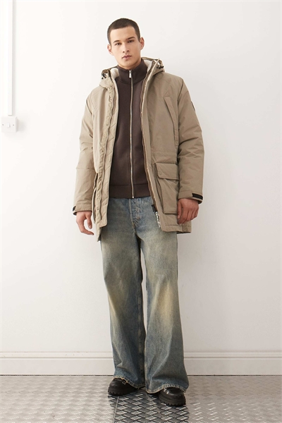 Пальто Diries серого цвета артикул 150343444