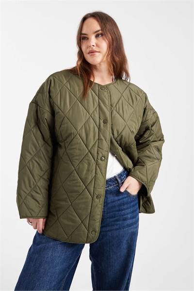 Легкая стеганая куртка Pieces Curve артикул 150776508