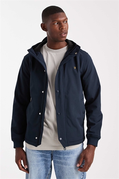 Куртка с капюшоном Brydon темно-синего цвета артикул 150559211