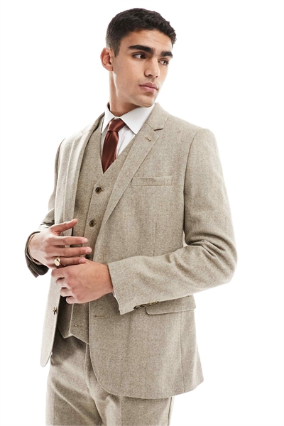 Приталенный пиджак артикул 131299045