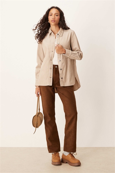 Свободный крой, шнурковая куртка кремового цвета артикул 143701917