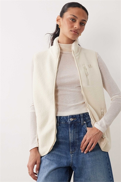 Борг дышащий уютный экскурсионный жилет в цвете миндального молока артикул 155451483