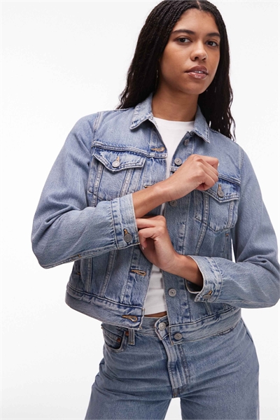 Оригинальная джинсовая куртка в стиле «тракер» артикул 142436626