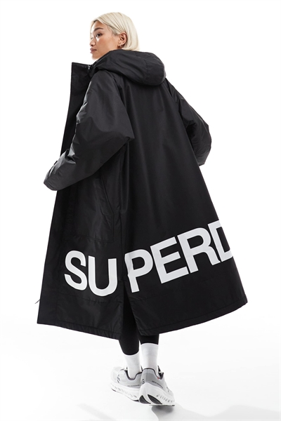 Водонепроницаемый халат для переодевания черно-белого цвета артикул 148274179