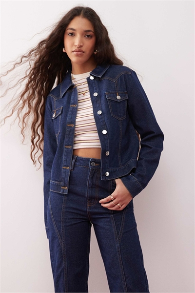 Куртка в стиле «вестерн» артикул 138802465