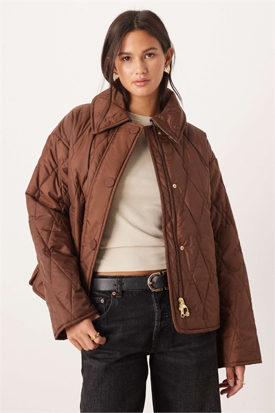 Стеганая куртка Bernadette из викуньи/хэссианского тартана артикул 149963315