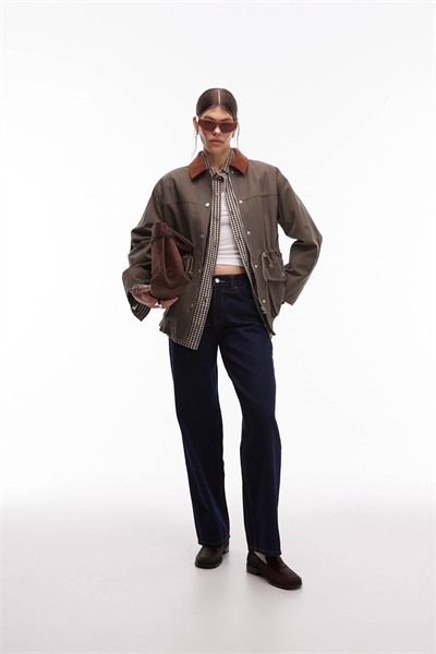 Рабочая куртка свободного кроя на пуговицах артикул 148660893