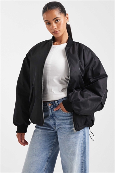 Бомбер свободного кроя артикул 147702248