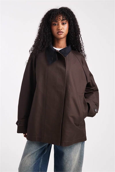 Куртка-тренч из вощеной хлопчатобумажной ткани артикул 151421067