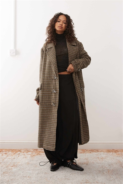 Пальто макси артикул 150554630