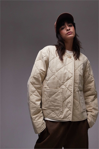 Стиранная стеганая куртка-подкладка артикул 138682262