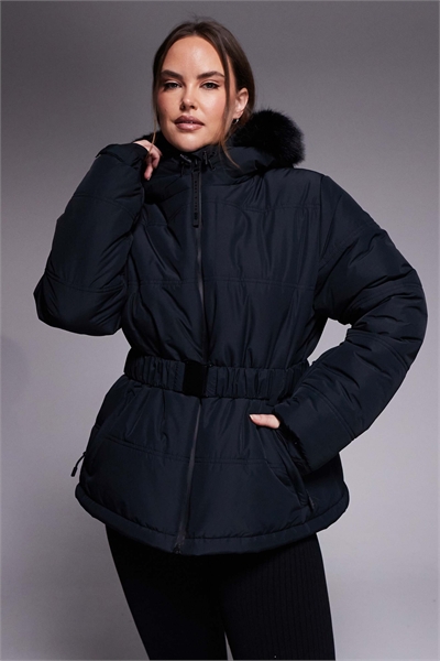 ASOS 4505 Curve Ski Icon — водоотталкивающая утепленная лыжная куртка с поясом артикул 144206053