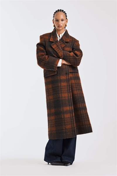 Пальто-пальто из смешанной шерсти с ворсовой отделкой премиум-класса артикул 148785678