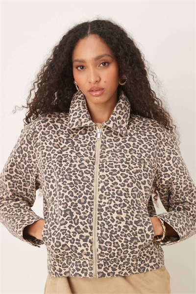 Рабочая куртка из денима с застежкой-молнией спереди артикул 141415847