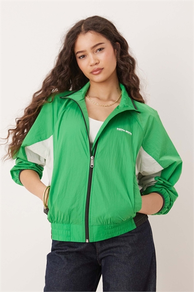 Куртка-виндбрейкер в ретро-стиле артикул 143294869