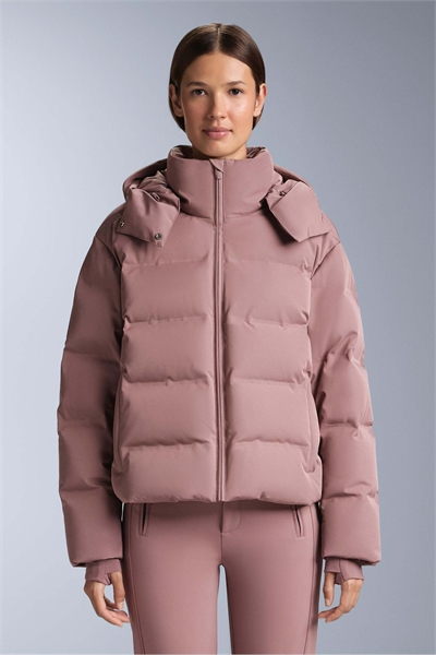 Водонепроницаемая пуховая куртка Minardi piume розово-лилового цвета артикул 154603398