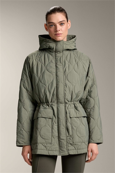 Легкая куртка с водоотталкивающей подкладкой из аэрогеля fellex® цвета хаки артикул 151225723