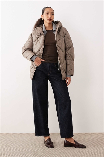 Куртка с капюшоном и стеганым узором артикул 148610641