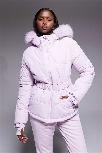 ASOS 4505 Ski Icon — водоотталкивающая утепленная лыжная куртка с поясом артикул 144206041