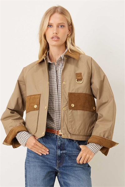 Повседневная куртка Phoebe в военно-коричневом/темно-синем цвете артикул 149963411