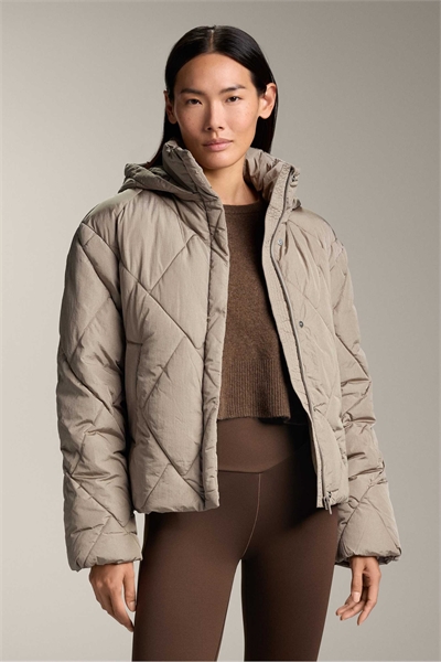 Водоотталкивающая куртка с утеплителем primaloft® цвета серо-коричневого артикул 152899838