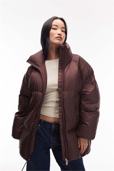 Длинная куртка-пуховик артикул 151304573