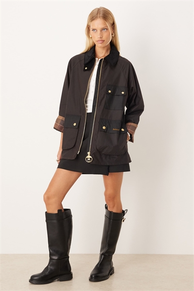 Восковая куртка Luella из ткани в стиле рустик/сдержанный тартан артикул 149963320