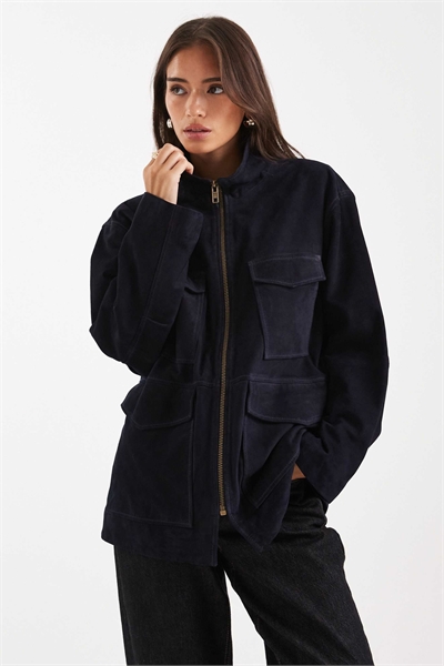 Куртка из натуральной замши артикул 148031398