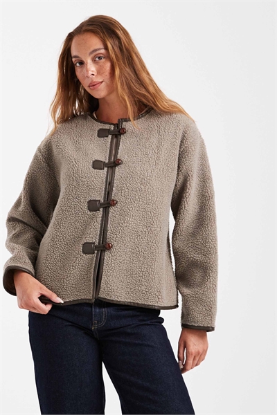 Куртка Borg без воротника с застежками-тоггл артикул 148924910