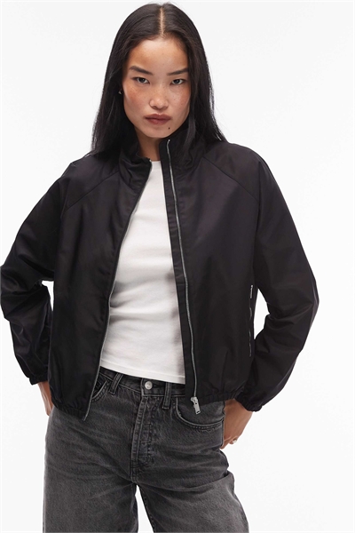 Спортивная нейлоновая куртка с застежкой-молнией спереди артикул 150524165