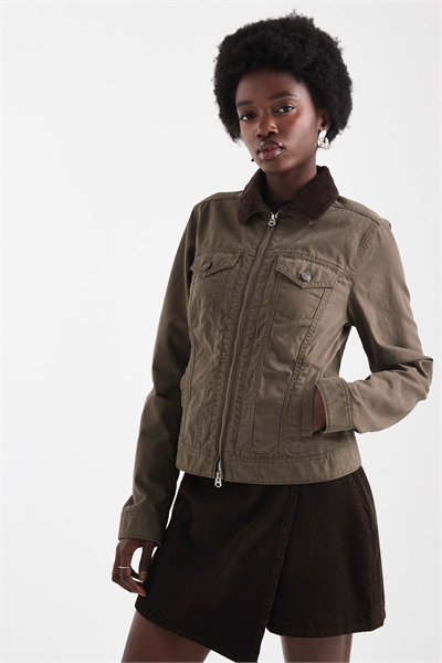 Пиджак из твила с зауженным кроем артикул 150325752