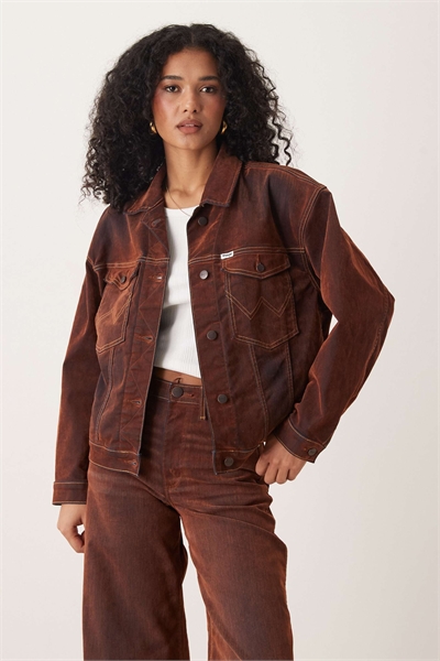 Ковбойская куртка из джинсовой ткани с покрытием артикул 149100179