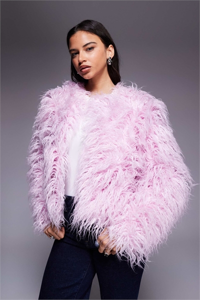 Куртка Esme из искусственного монгольского меха артикул 149954866