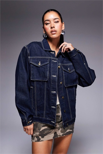 Джинсовая куртка оверсайз от Junie артикул 140137323