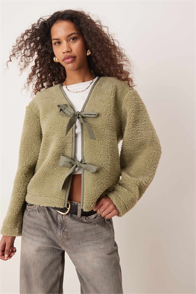 Куртка Borg с элементами в виде бабочки артикул 142722257