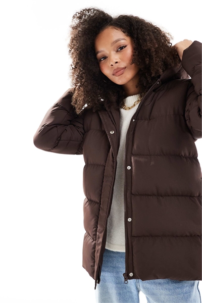 Пуховик средней длины артикул 134783916