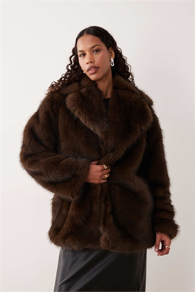 Пальто из искусственного меха Pepita артикул 152624258
