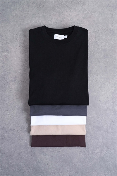 Набор из 5 футболок классического кроя артикул 152000379