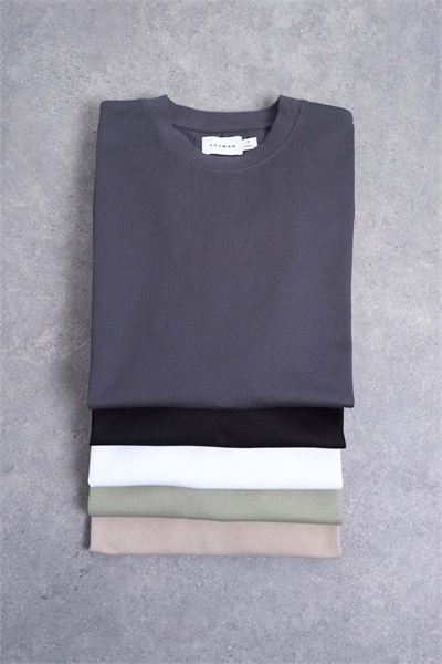 Набор из 5 футболок свободного кроя артикул 152000224