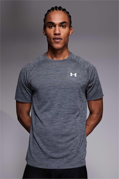 Футболка с короткими рукавами и текстурированной поверхностью артикул 153664672