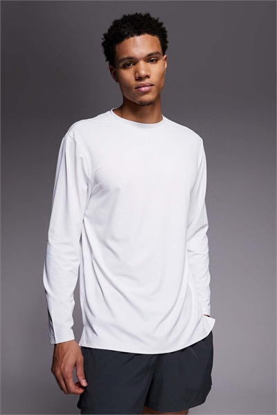 Тренировочная футболка Icon с длинным рукавом из быстросохнущей сетчатой ткани артикул 151780762