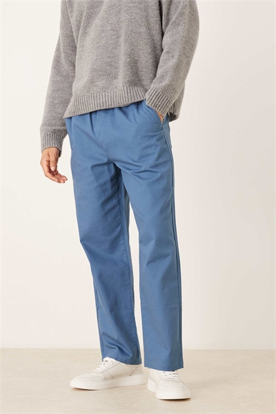 Брюки Greenport с прямыми брючинами и шнурком на талии, синего цвета артикул 154833163