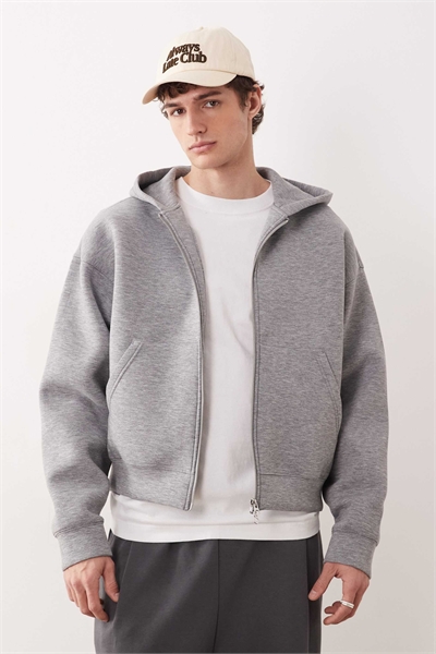 Худи с капюшоном на молнии Simon артикул 134376262