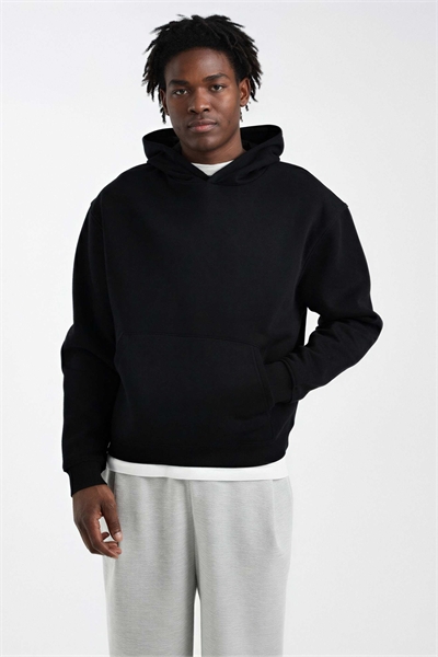 Худи прямого кроя с капюшоном артикул 151058421