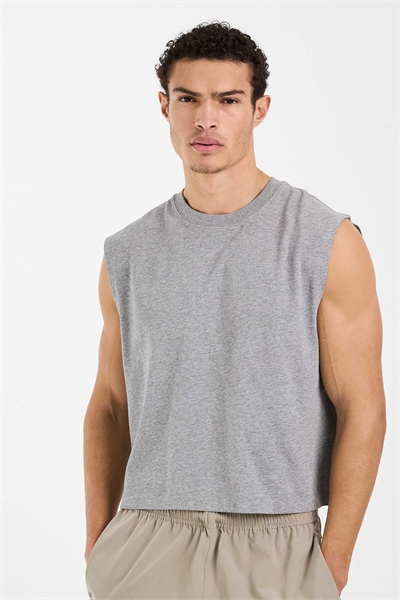 Короткий майка из хлопка с эффектом быстрого высыхания артикул 153400214